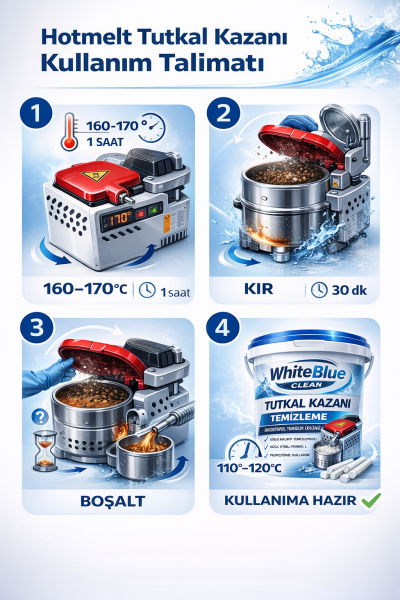 WhiteBlue Clean Tutkal Kazan Temizleme