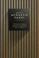 Altın Versace Akustik Panel WBAV07