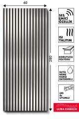 Gümüş Inox Akustik Panel WBINX01