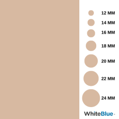 Cappucino HighGloss Vida Tapası 14mm