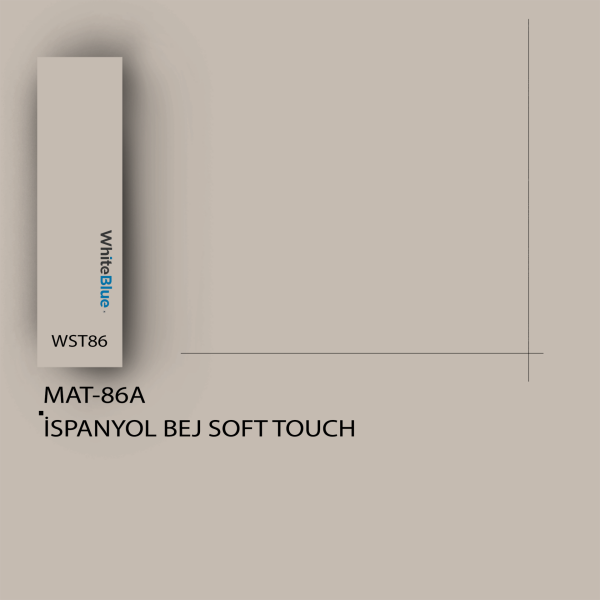 MAT_86A İspanyol Bej Soft Touch Pvc Kenar Bandı