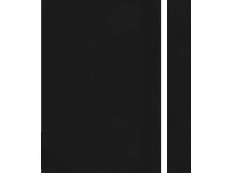 040x22 M035 Siyah Bute Pvc Kenar Bandı