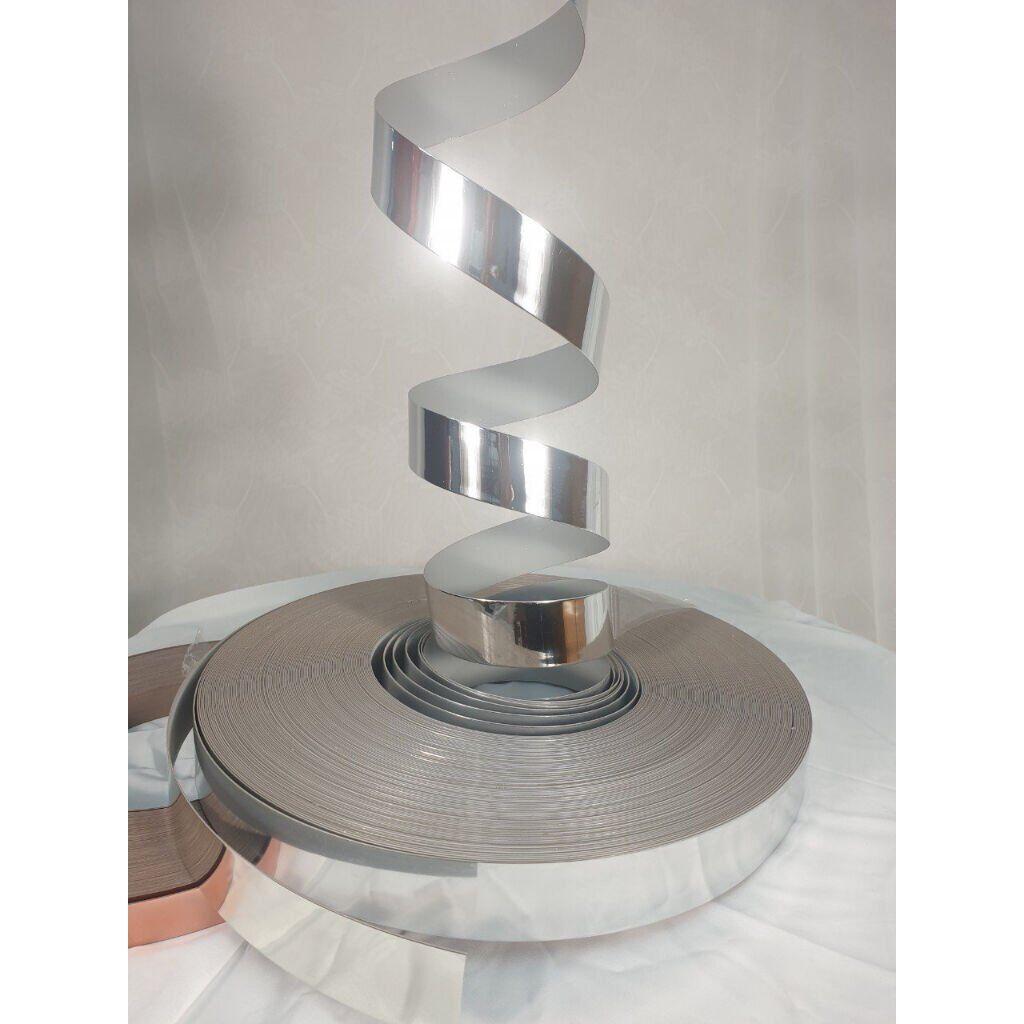 040x22 Parlak Krom Ayna Pvc Kenar Bandı