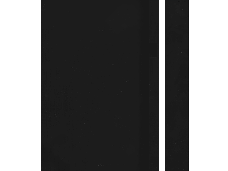 080x40 062 Siyah Pvc Kenar Bandı