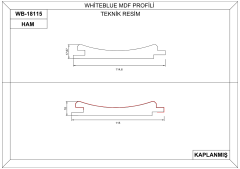 WB18115 Mdf Duvar Lambri