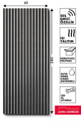 Gümüş Versace Akustik Panel WBGV06