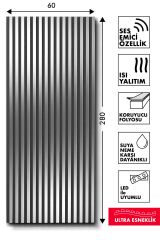 Gümüş Ayna Akustik Panel WBGA02