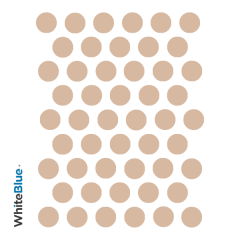 Cappucino HighGloss Yapışkanlı Vida Tapası