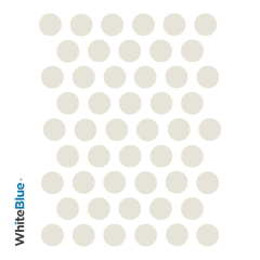 Metalik Ekru HighGloss Yapışkanlı Vida Tapası