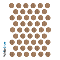 Kaman Ceviz Yapışkanlı Vida Tapası