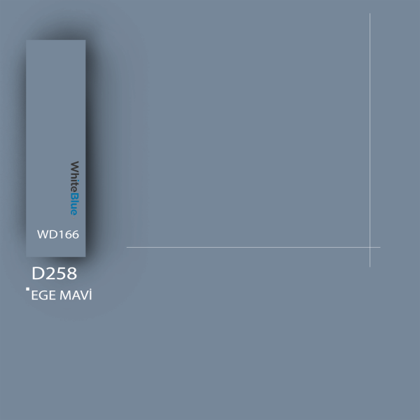 D258 Ege Mavi Pvc Kenar Bandı