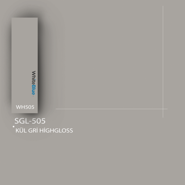 SGL_505 Kül Gri HighGloss Pvc Kenar Bandı