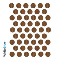 Hareli Ceviz Yapışkanlı Vida Tapası