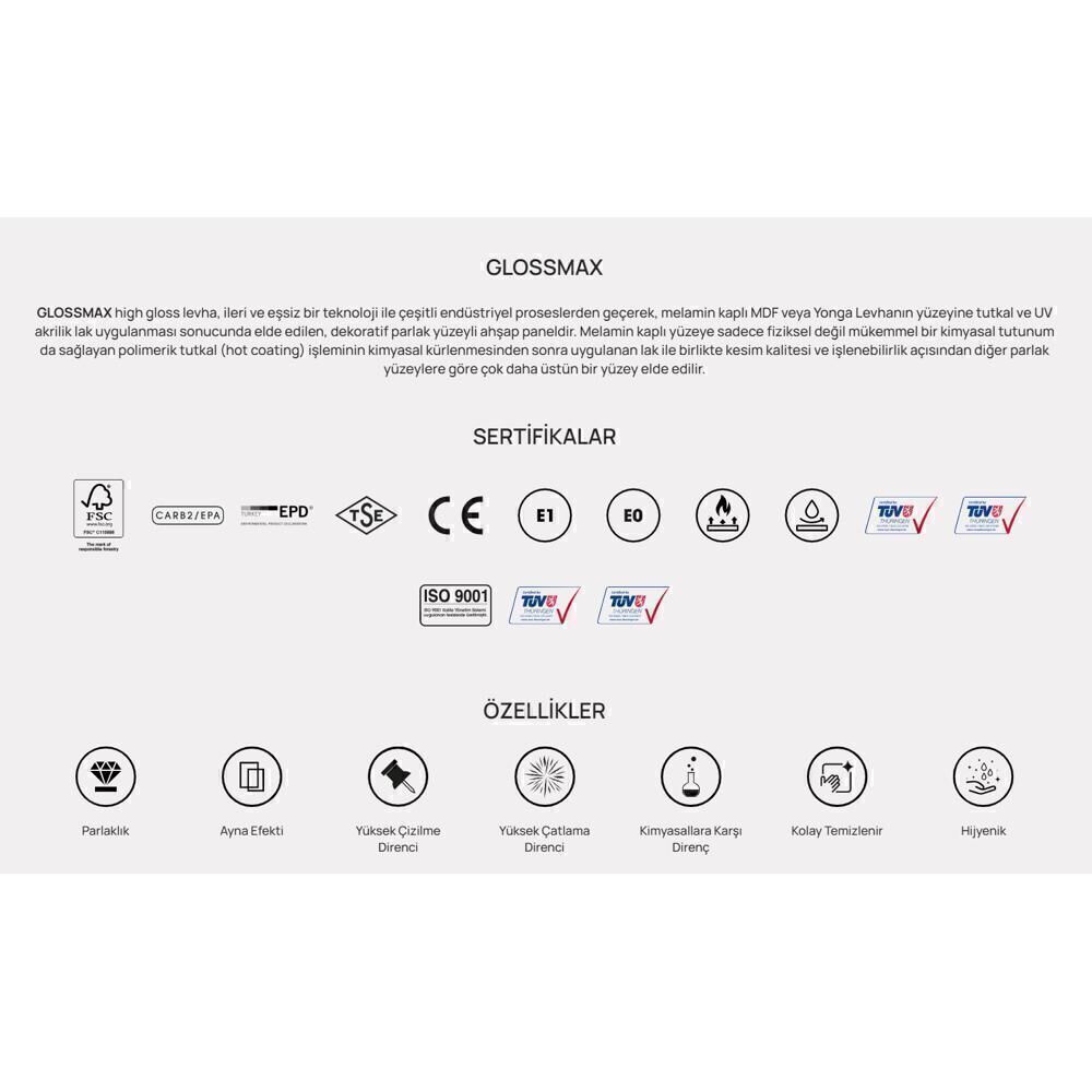 D215 Kutup Beyaz Glossmax