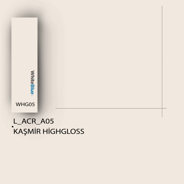 L_ACR_A05 Kaşmir HighGloss Pvc Kenar Bandı