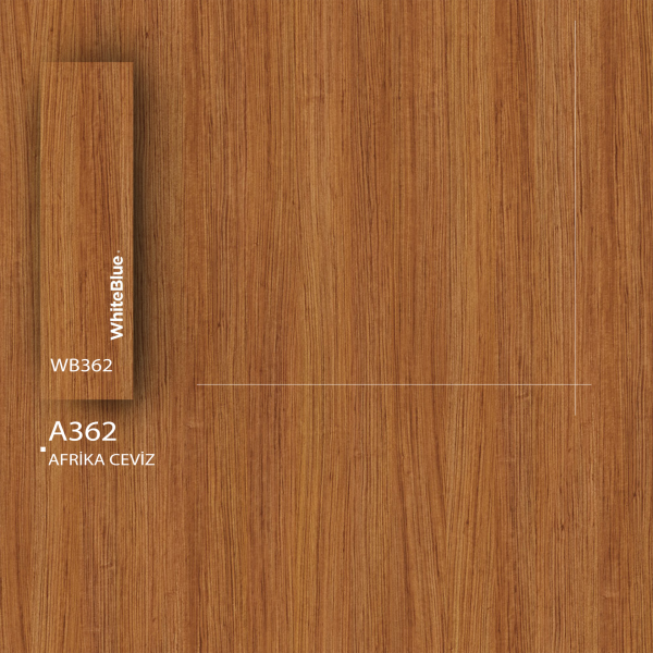 A362 Afrika Ceviz Pvc Kenar Bandı
