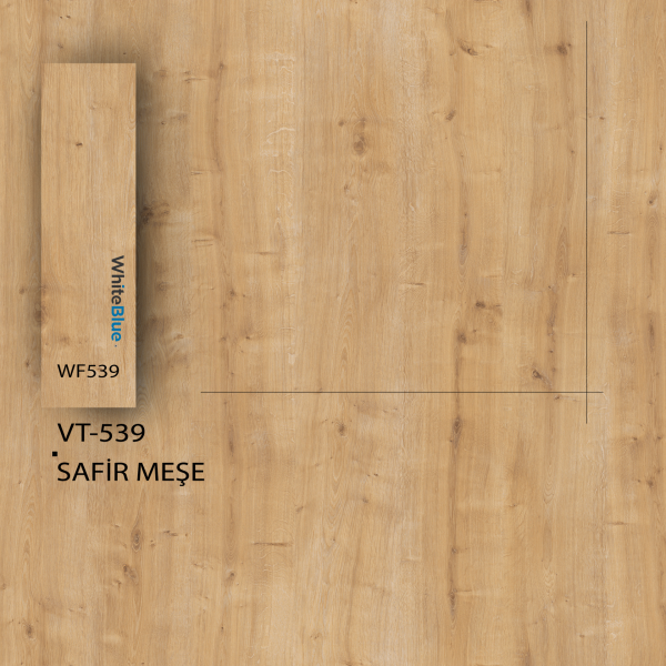 VT_539 Safir Meşe Pvc Kenar Bandı