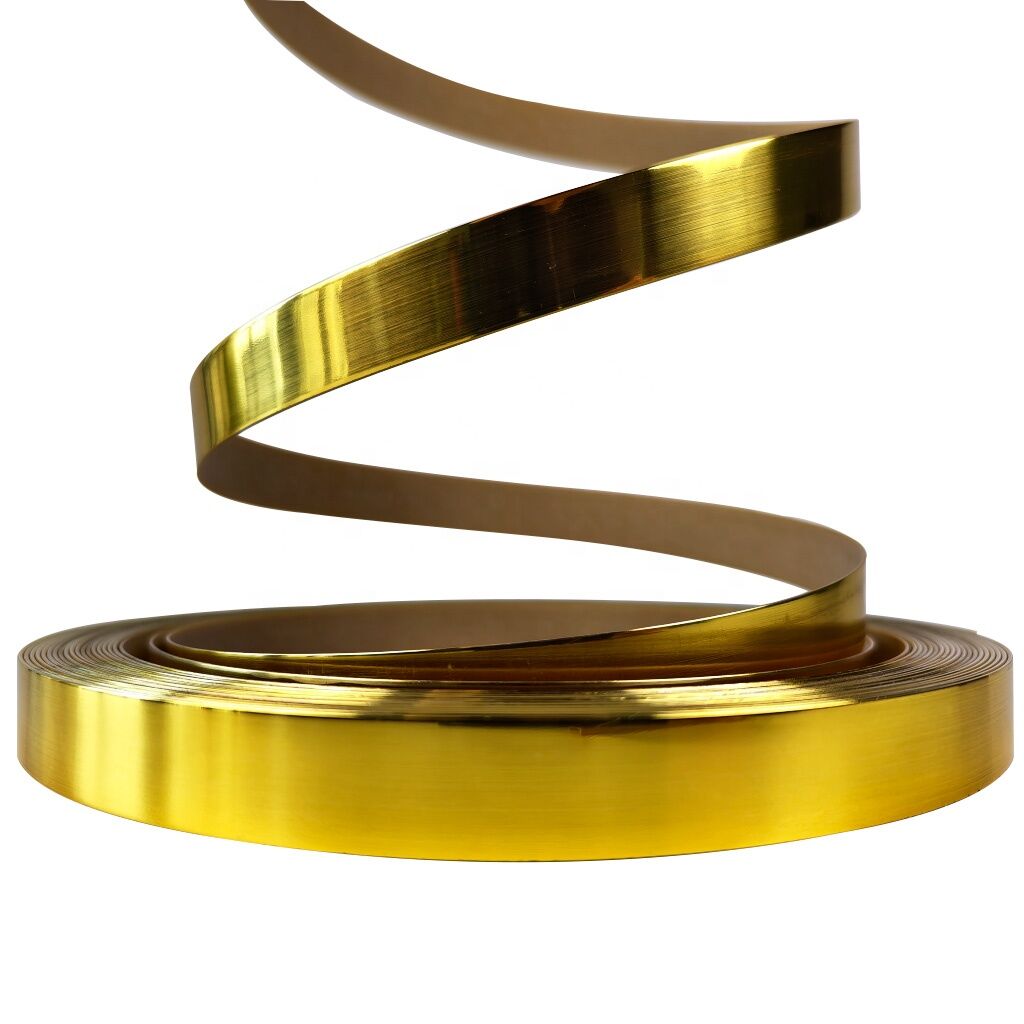 040x22 Altın Ayna Pvc Kenar Bandı