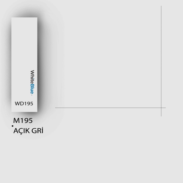 M195 Açık Gri Pvc Kenar Bandı
