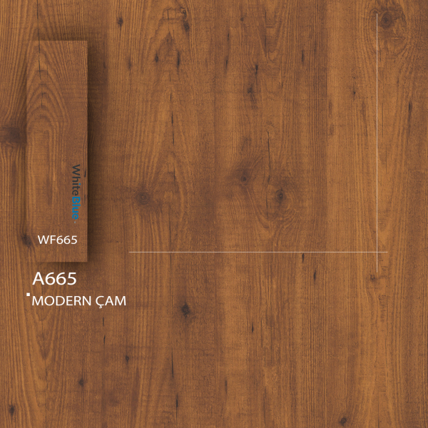A665 Modern Çam Pvc Kenar Bandı